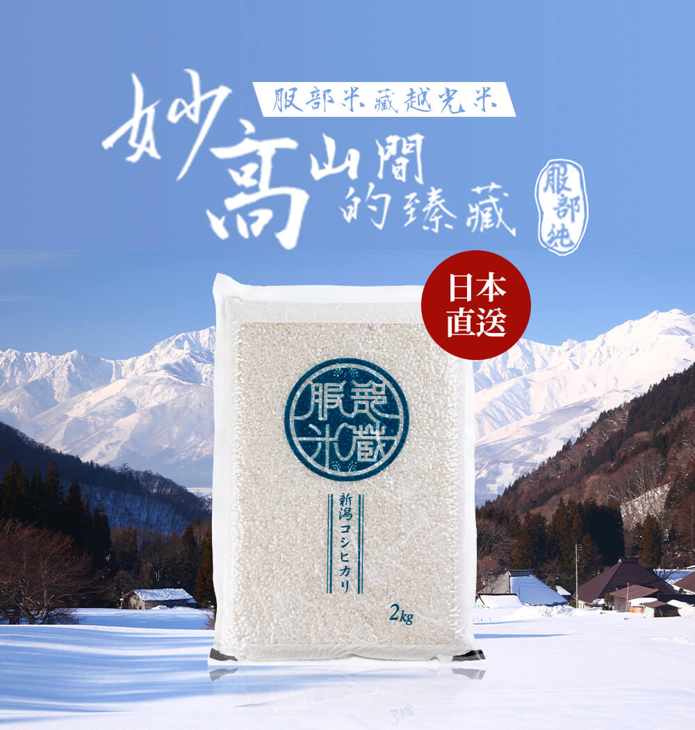 【令和七年越光米早鳥預購】新潟妙高 服部米蔵越光米 賞味期限至2026/11月 【白米】
